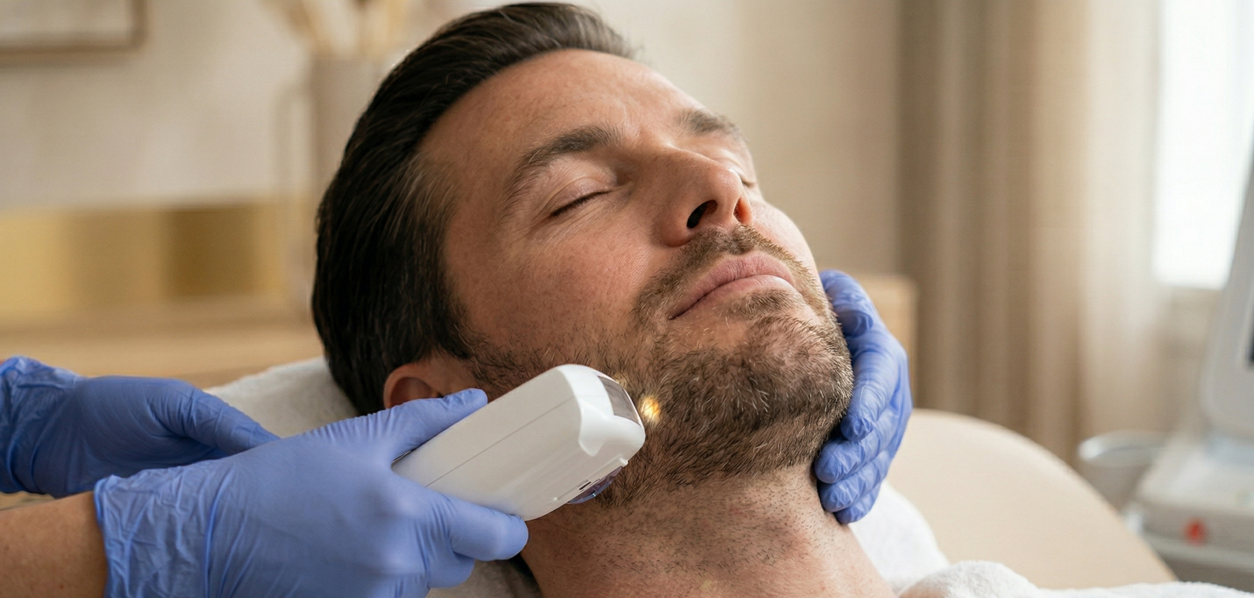 Mandlig HIFU-behandling hos Desire Skincare
