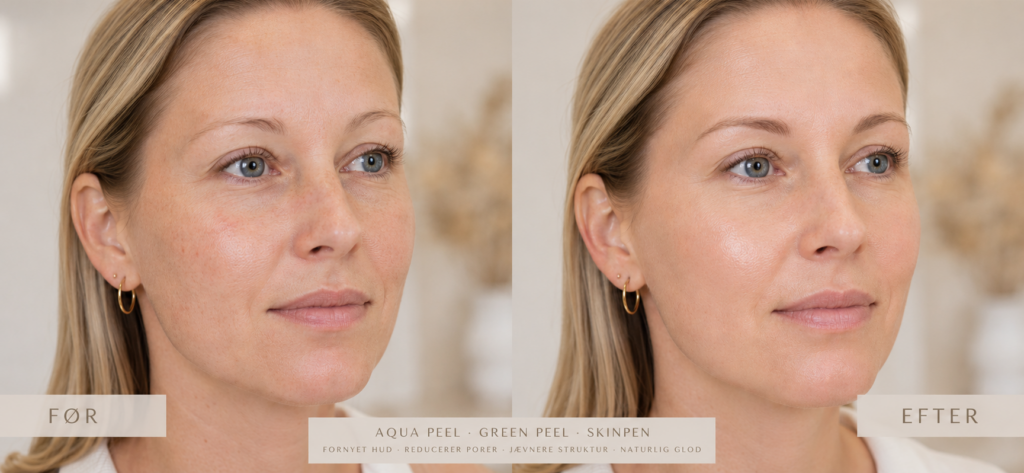 DesireSkincare FørefterBilledet_Ansigtsbehandlinger